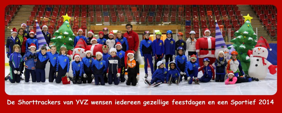 kerstkaart shorttrack YVZ -001